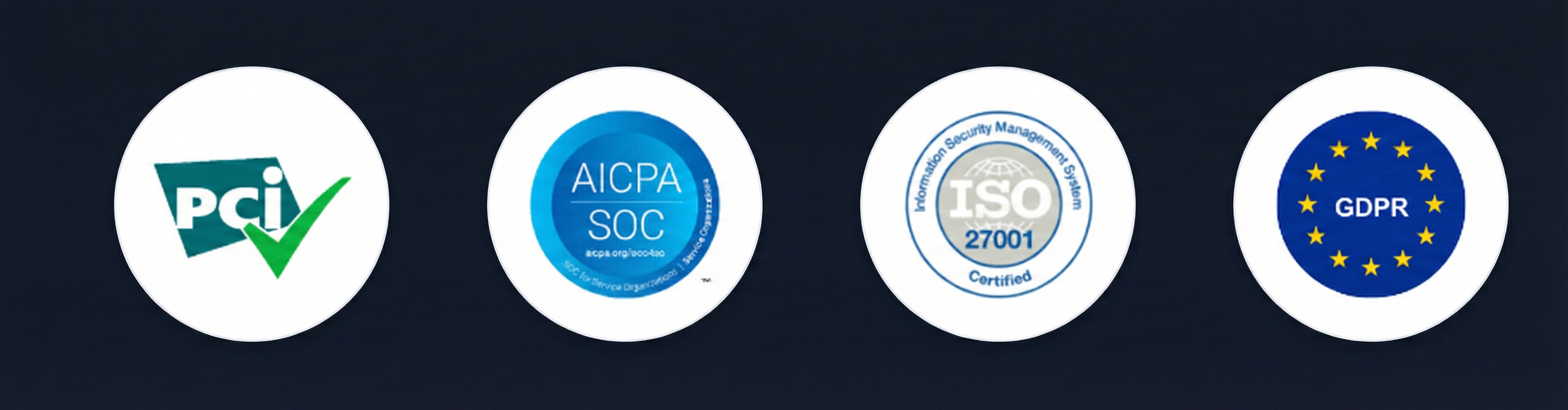 GDPR, SOC 2, ISO 27001 Compliant